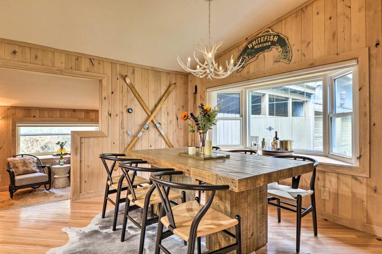 Spacious Whitefish Getaway Hike, Ski, Bike And More Vila Exterior foto